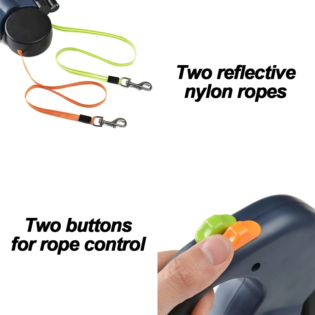 🐶Correa doble para perros🐶